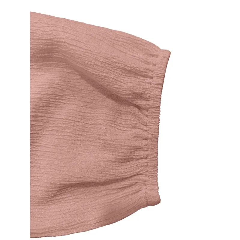 Plus Size1XL-5XL Women Blouses Top Lady Single Breasted Off Shoulder Pocket Asymmetrical Female Casual Overshirt - Image 4