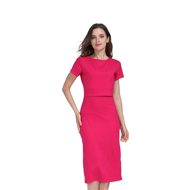 New Spring Striped Maternity Breastfeeding Dresses Pregnancy Clothes Women Pregnant Nursing Lactation Dress Drop Shipping - Image 15