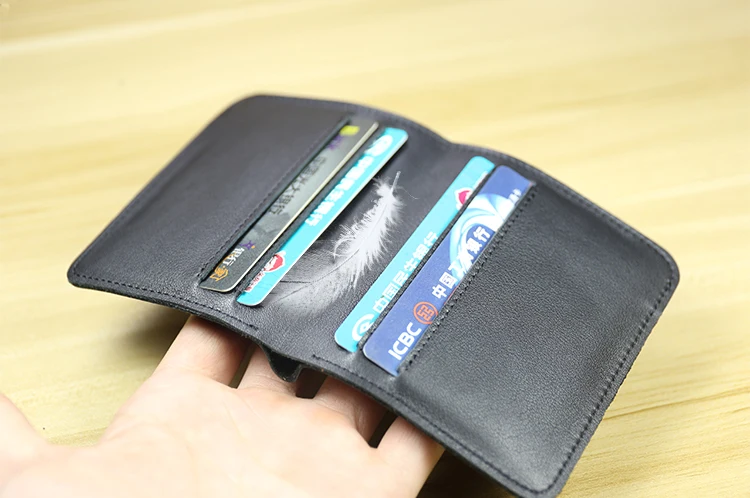 Genuine Leather Young Men small wallet Card Holder luxury designer Short Standard Wallets Casual slim money bag minimalist purse - Image 14