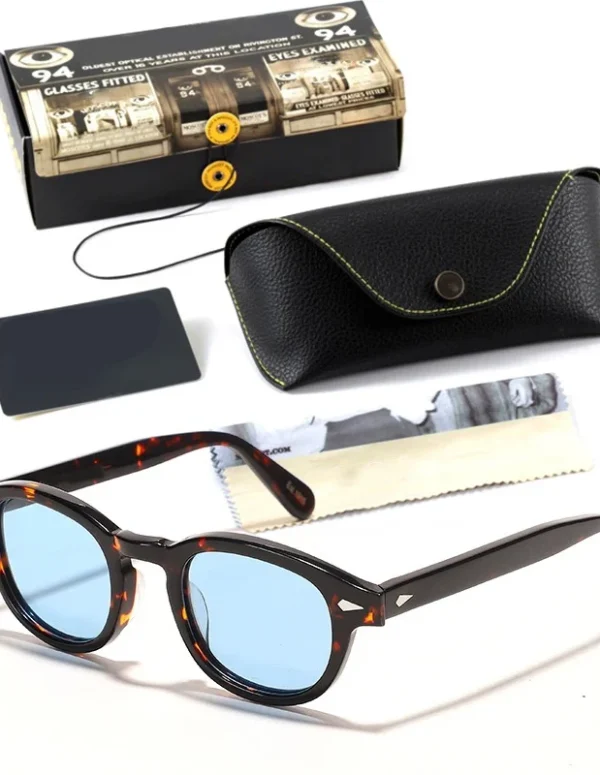 Fashion Polarized Sunglasses Men UV400 Johnny Depp Lemtosh Brand Designer Sun Glasses For Male Retro Acetate Frame Oculos