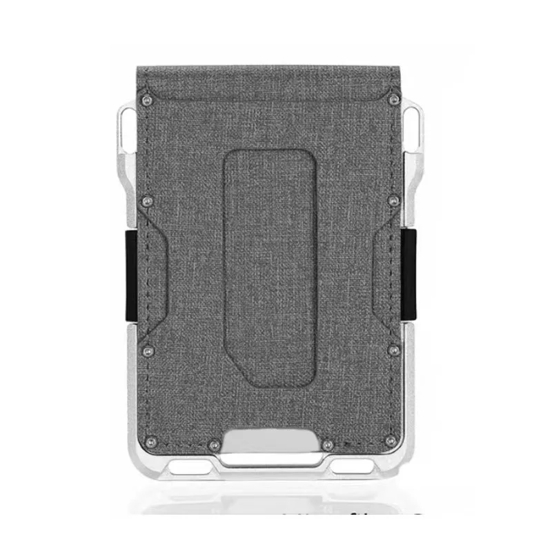 leather Credit Card Holder Wallets Men Brand Rfid Black brown Magic mutifunciton Slim Mini Wallet Small Money Bag Male Purses - Image 3