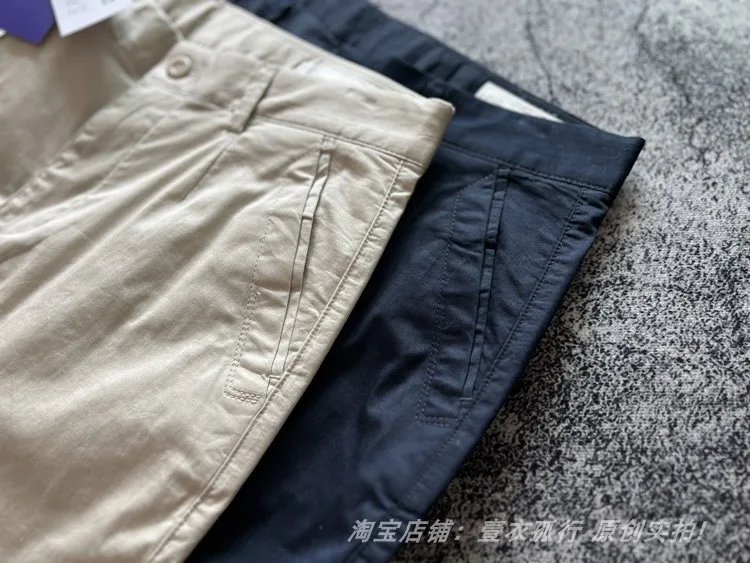 2025 Summer New American Retro Thin Micro Elasticity Casual Pants Men's Simple 98% Cotton Slim CHINO Business Straight Trousers - Image 14