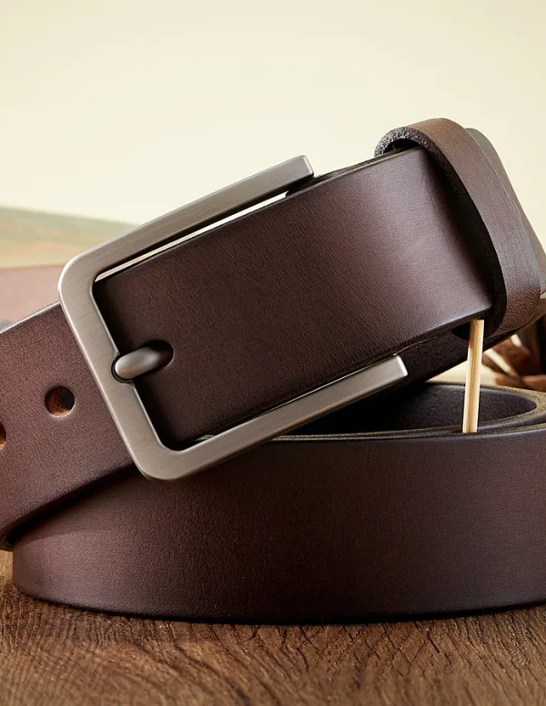 3.8CM Real Genuine Leather For Men High Quality Cowskin Casual Jeans Belts Business Cowboy Waistband Male Fashion Designer Belt