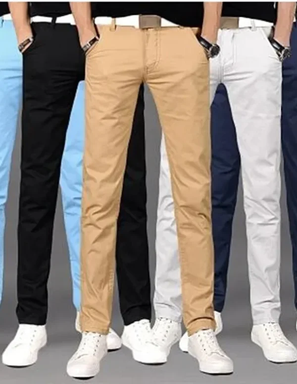 2023 summer New Casual Pants Men Cotton Slim Fit Chinos Fashion Male Brand Clothing Plus Size Trousers cargo pants streetwear