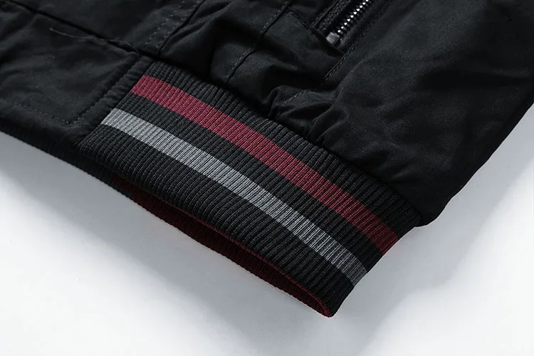 Men's Double-Sided Wear Busin Coat Spring Autumn Cotton Casual Jaet Busin Sle V-Ne Zipper ket Wear-resistant - Image 21