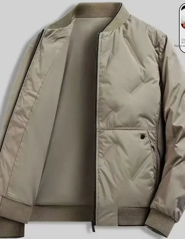 New autumn and winter baseball collar, men's fashionable and versatile cotton jacket, outer warm cotton jacket, baseball jacket,