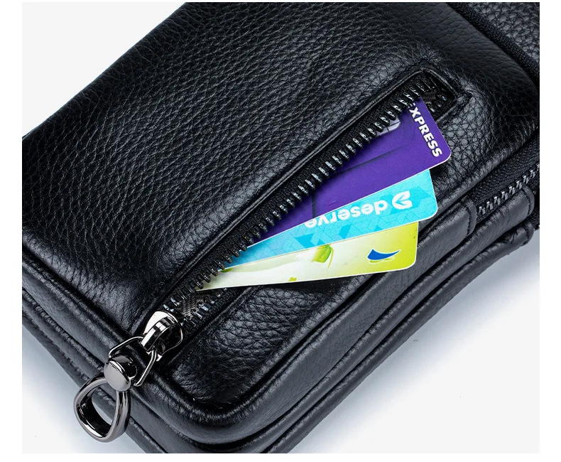 Lightweight Crossbody Messenger Bag, Women's Cow Leather Small Shoulder Purse, Multi Compartment Pocket, Vertical Phone Bag - Image 21