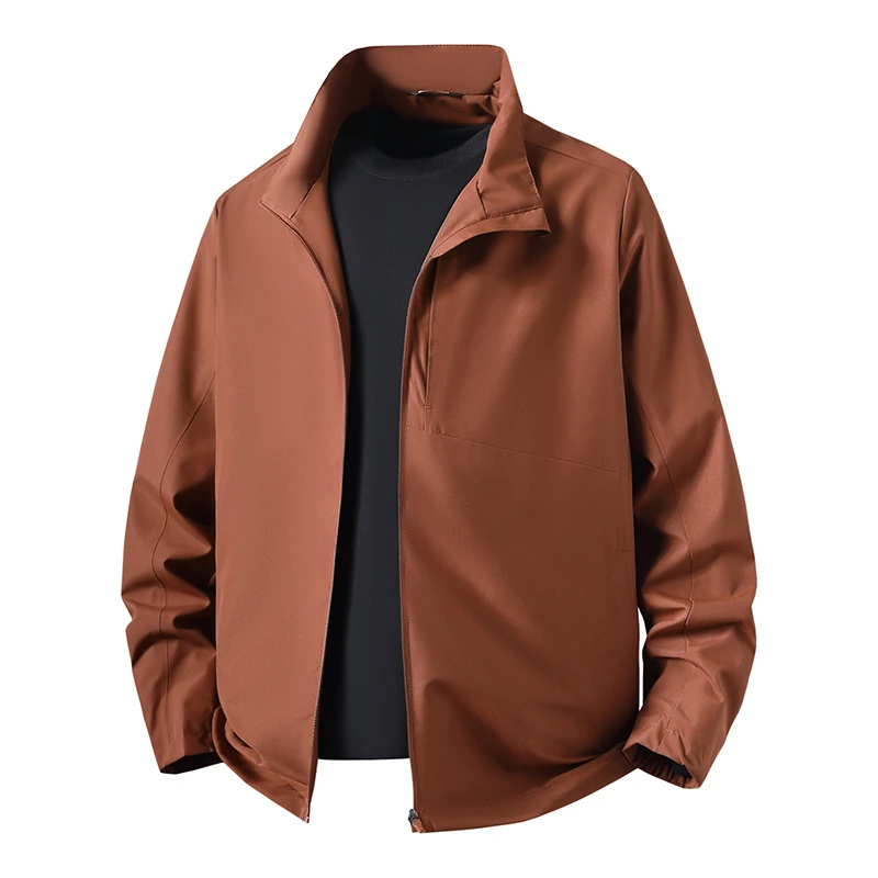 New Men's Casual Jacket Casual and Fashionable Windbreaker Waterproof and Versatile Outdoor Jacket - Image 9