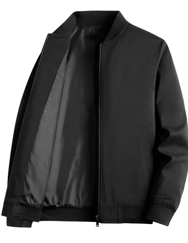 Spring Autumn Casual Solid Fashion Slim Bomber Jacket Men Overcoat New Arrival Baseball Jackets Men's Jacket