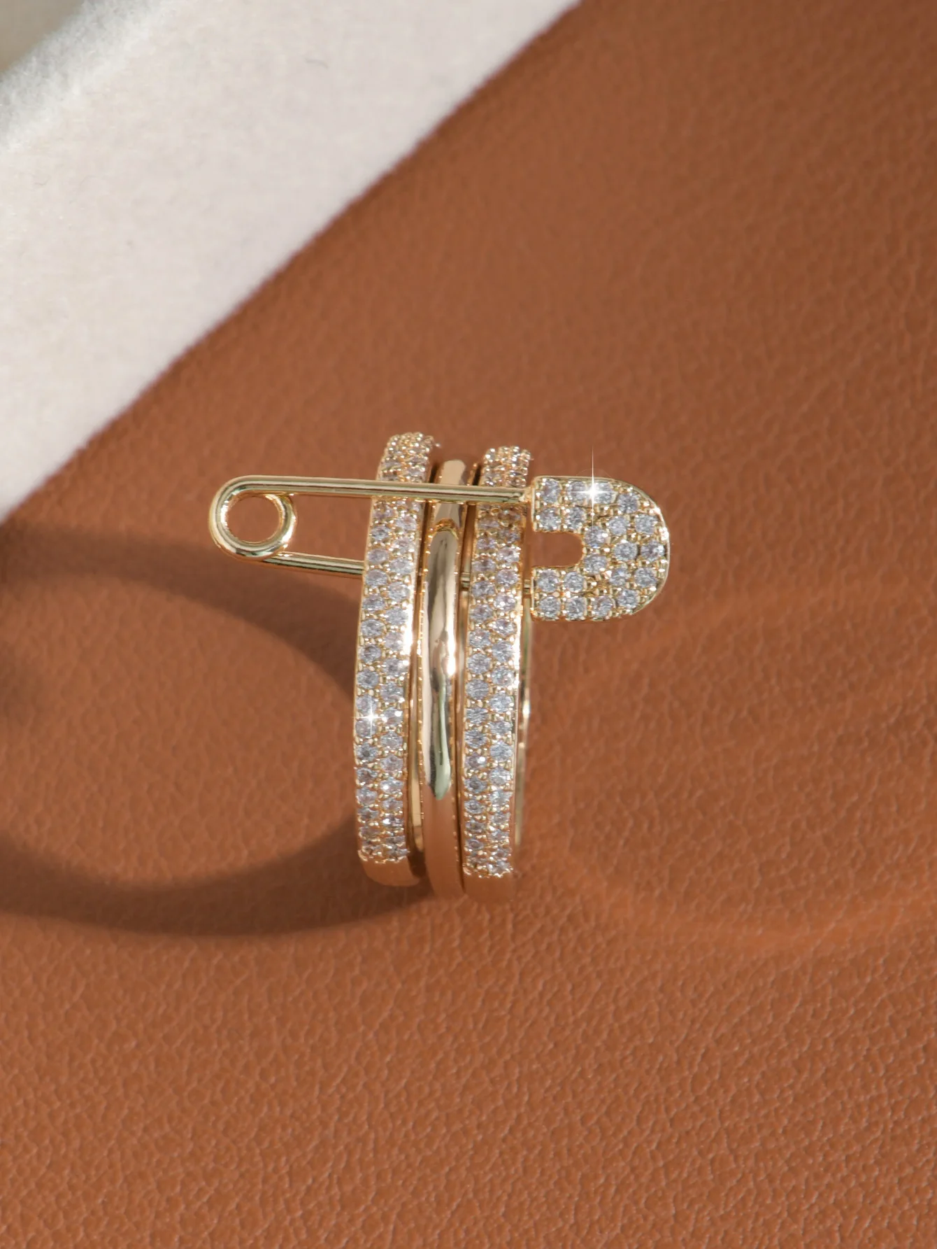 Gold Rings for Women Non Tarnish, 14k Gold Plated Dainty Stacking Cubic Zirconia Thumb Rings, Knuckle Women Rings Set Jewelry - Image 16