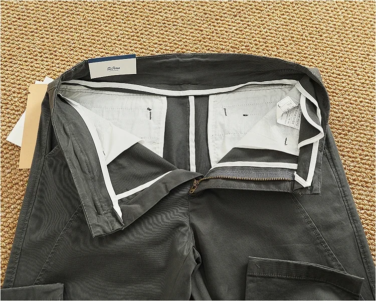 Men's Slim Fit Stretch Tapered Pants - Elastic Business Casual Cleanfit Washed Draped Trousers (Spring/Summer Trendy Chino) - Image 28