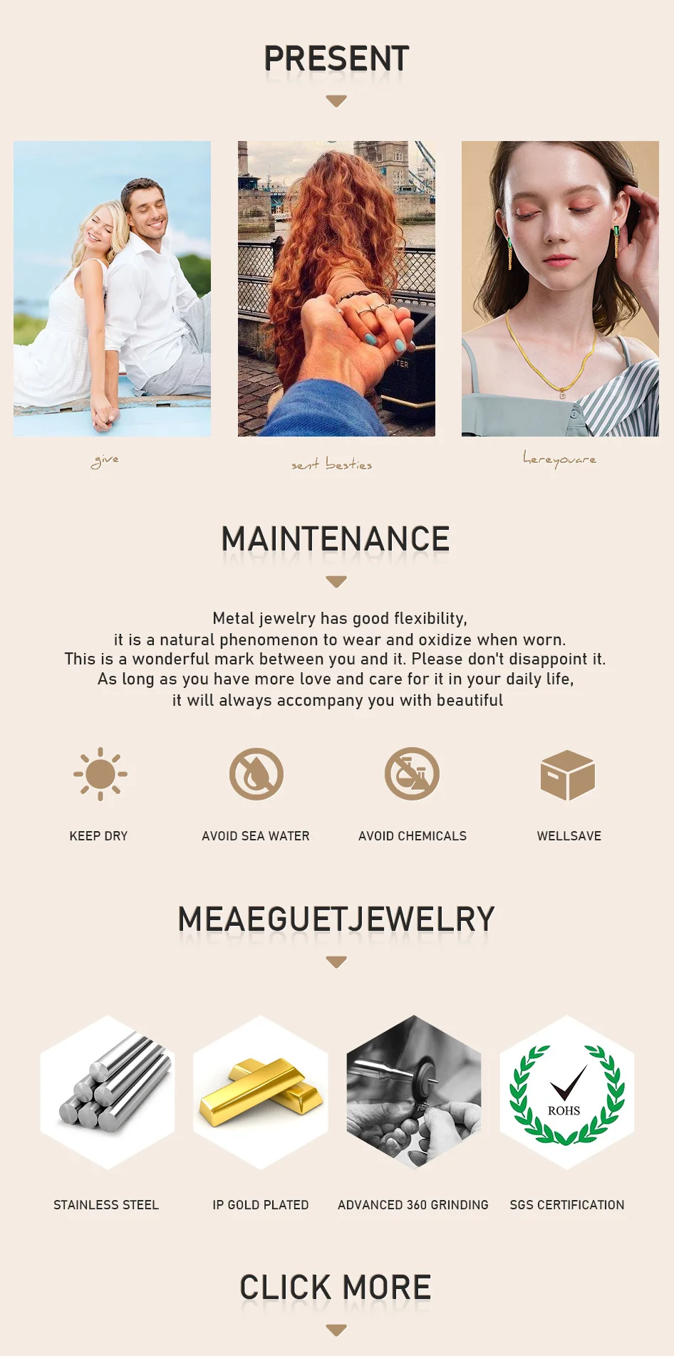 Multilayer Chunky Ring Stainless Steel 18k Gold Plated, Chunky Minimalist Simple Rings Fashion Gift for Women - Image 15