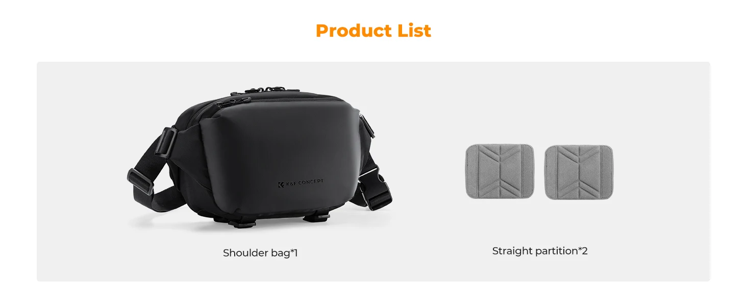 K&F CONCEPT 4L Camera Sling Bag Lightweight Travel Photography Shoulder Bag For Canon Sony DSLR SLR Camera Case Tripod Holder - Image 18