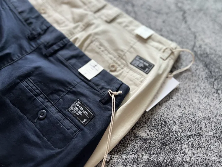 2025 Summer New American Retro Thin Micro Elasticity Casual Pants Men's Simple 98% Cotton Slim CHINO Business Straight Trousers - Image 16