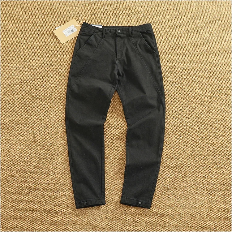 Men's Slim Fit Stretch Tapered Pants - Elastic Business Casual Cleanfit Washed Draped Trousers (Spring/Summer Trendy Chino) - Image 17