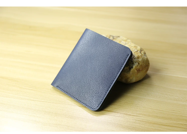 Genuine Leather Young Men small wallet Card Holder luxury designer Short Standard Wallets Casual slim money bag minimalist purse - Image 34