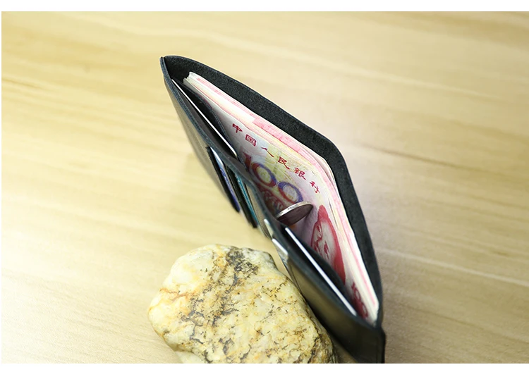 Genuine Leather Young Men small wallet Card Holder luxury designer Short Standard Wallets Casual slim money bag minimalist purse - Image 42