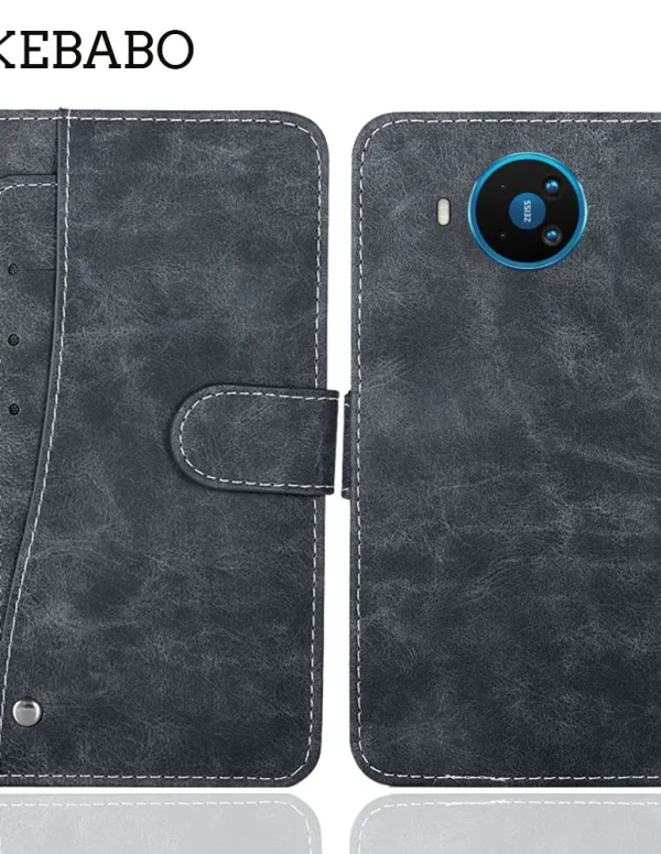 Leather Wallet Nokia 8.3 5G Case 6.81" Flip Fashion Luxury Card Slots Protective Cover Phone Protective Book Style Bags