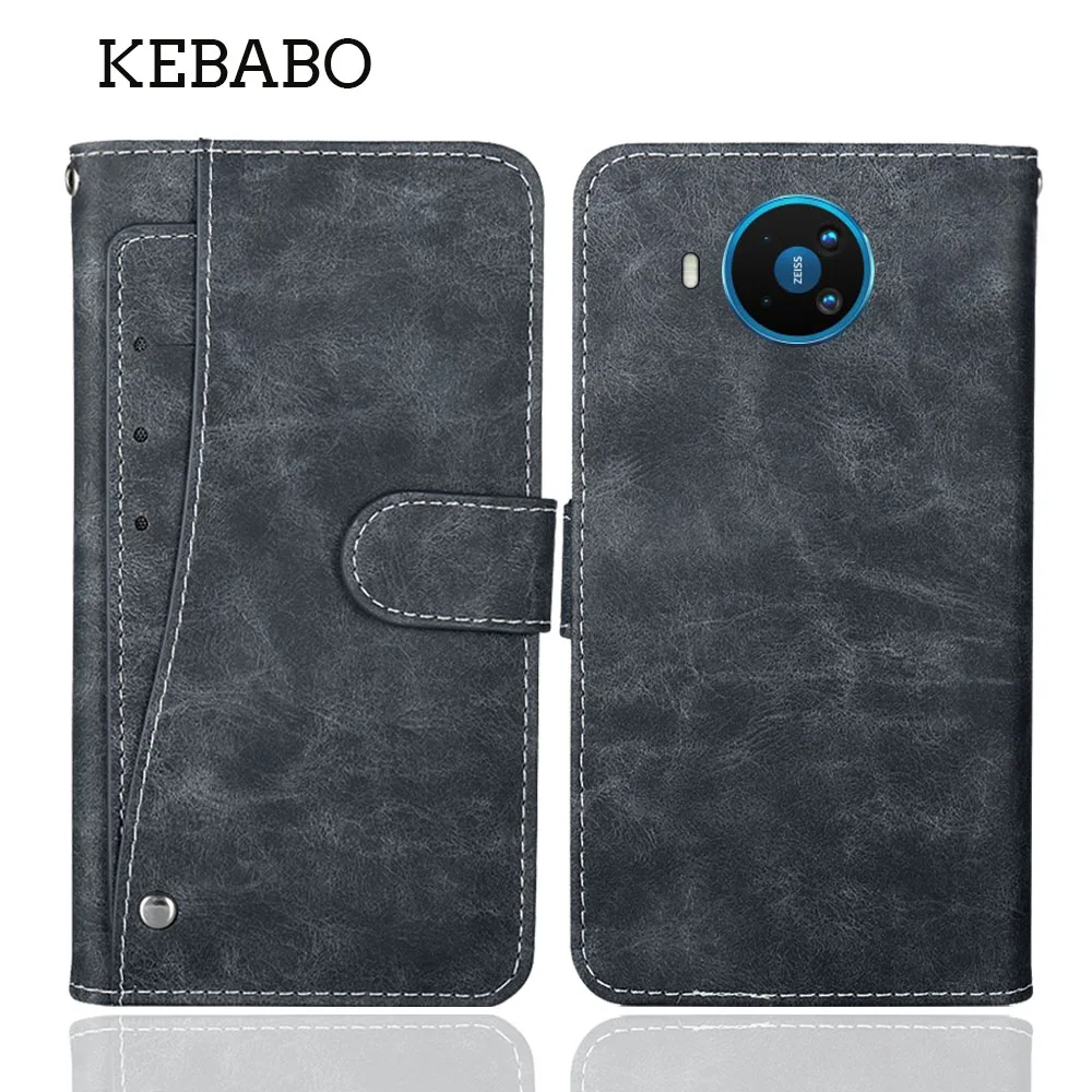 Leather Wallet Nokia 8.3 5G Case 6.81" Flip Fashion Luxury Card Slots Protective Cover Phone Protective Book Style Bags