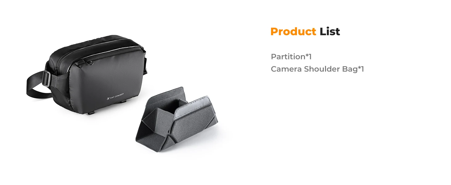 K&F CONCEPT 10L Camera Shoulder Bag for Digital Canon/Nikon/Sony/DJI Drone Lightweight Travel Photography Sling Bag Carry Pouchs - Image 18