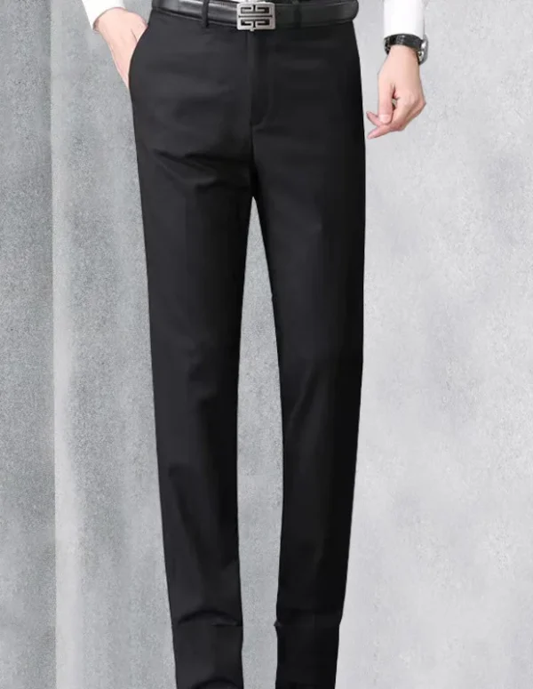 2025 Man Straight-leg Pants Spring Autumn Casual Simple Solid Color Men Trousers Slim Versatile Reathable Business Male Pant