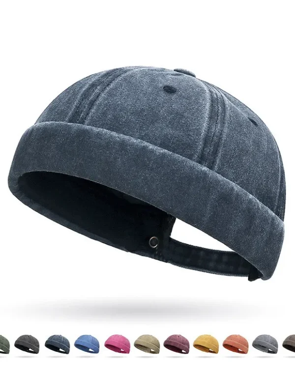Street-style Soft-top Washed Hip-hop Cap - Unisex & Versatile Farmer's Hat