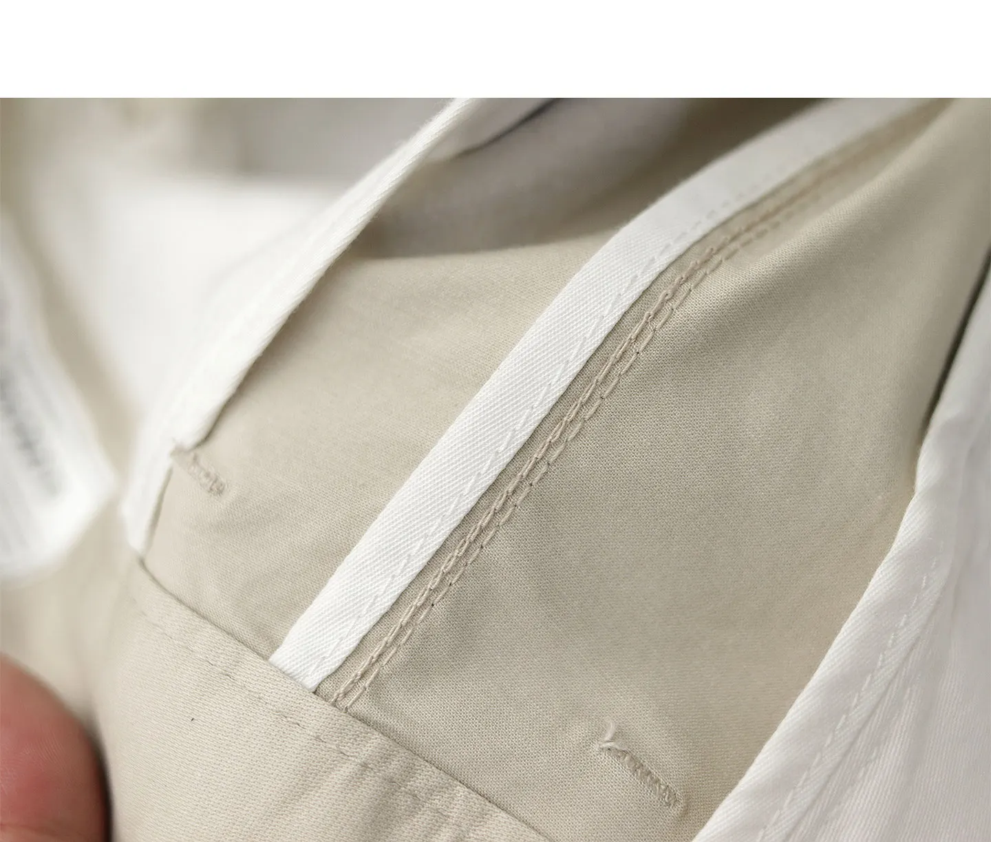 2025 Summer New American Retro Thin Micro Elasticity Casual Pants Men's Simple 98% Cotton Slim CHINO Business Straight Trousers - Image 24