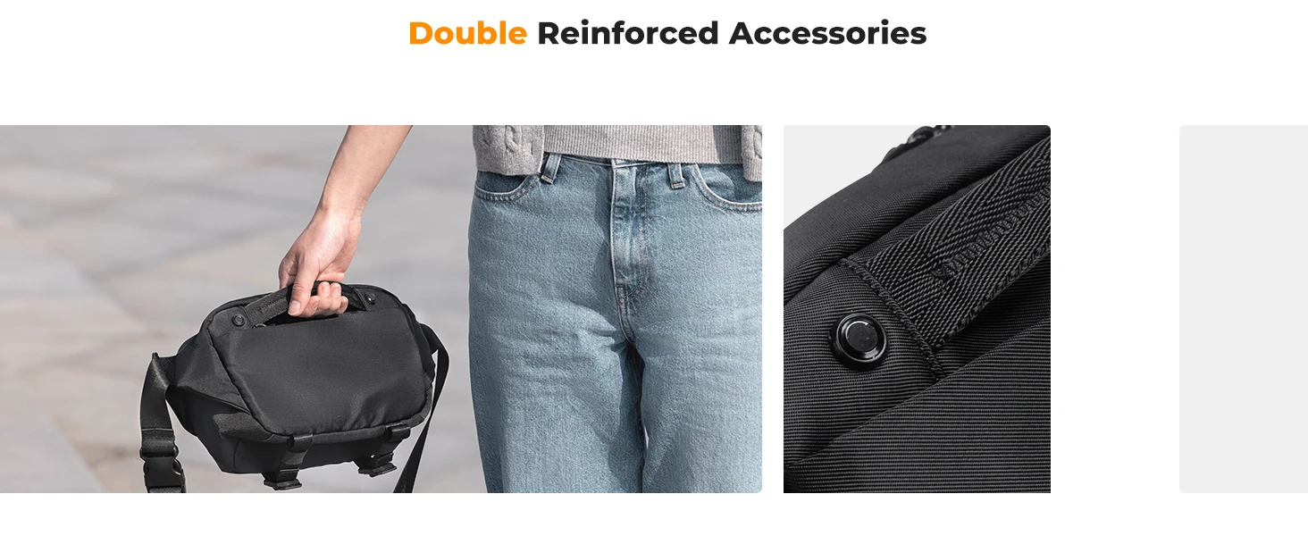 K&F CONCEPT 4L Camera Sling Bag Lightweight Travel Photography Shoulder Bag For Canon Sony DSLR SLR Camera Case Tripod Holder - Image 14